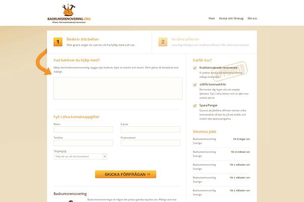 badrumsrenovering.org site used Renoverare