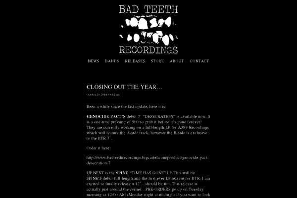 badteethrecordings.com site used Sandbox-child