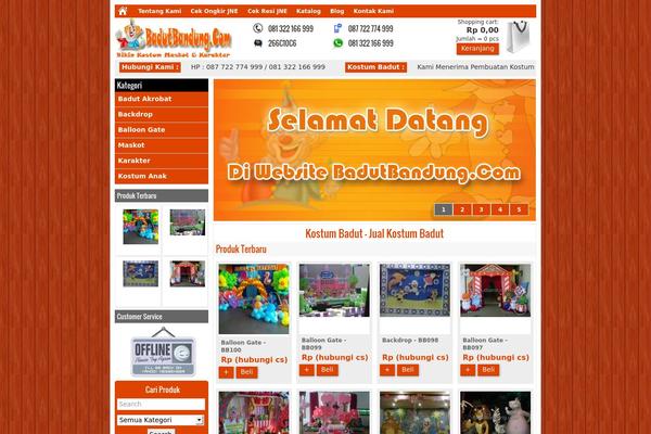 Minimarket theme site design template sample