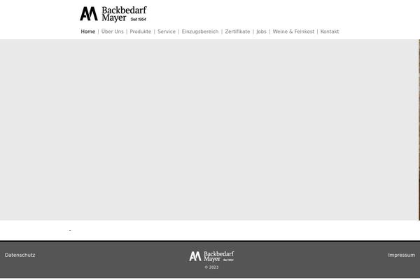 baeckereigrosshandel.de site used Mayer