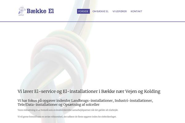 Megalith theme site design template sample