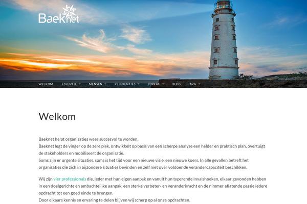 Hemingway theme site design template sample