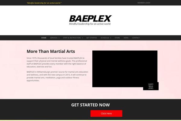 baeplex.com site used Weforge-theme