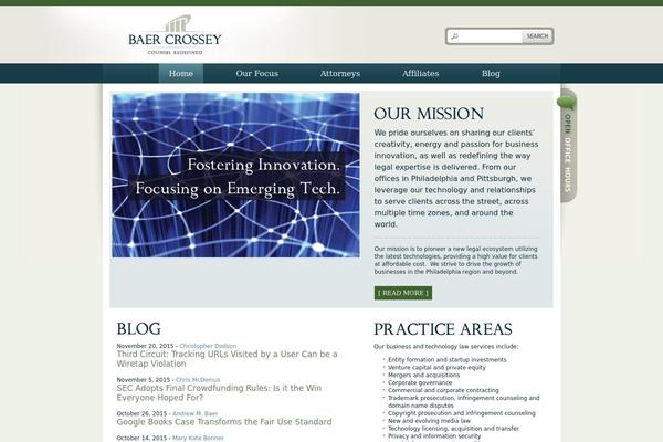 baercrossey.com site used Clg