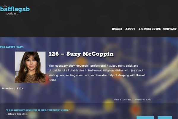 Podcaster theme site design template sample