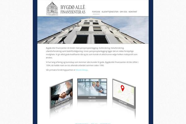 Starter theme site design template sample