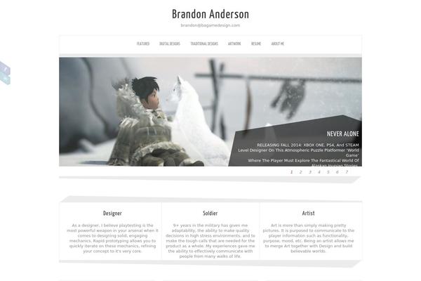Zenon Lite theme site design template sample