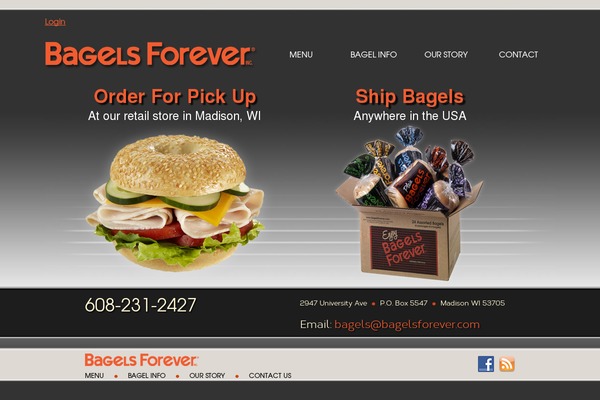 bagels theme websites examples
