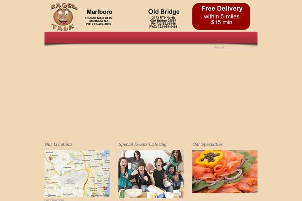 Gusteau theme site design template sample