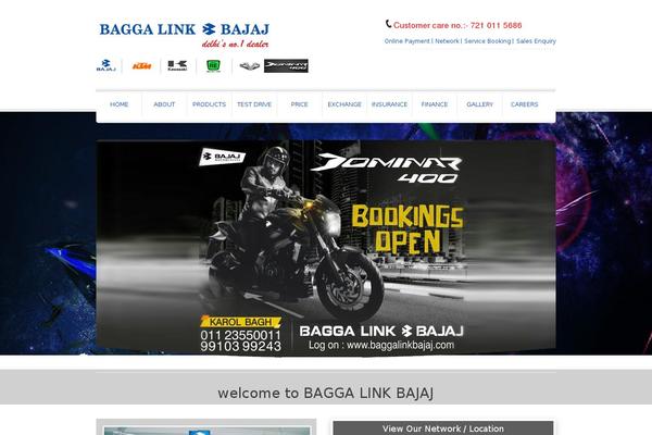 bajaj theme websites examples