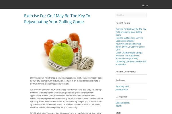 Opus theme site design template sample