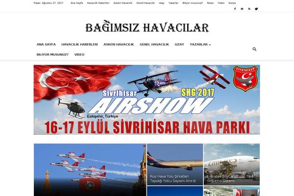 Newspaper theme site design template sample