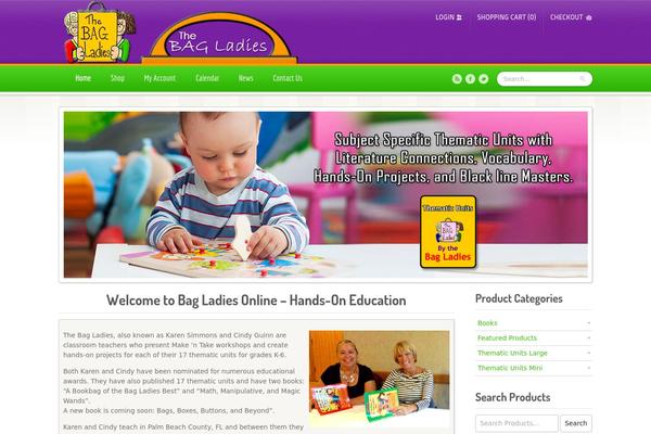 Camp theme site design template sample