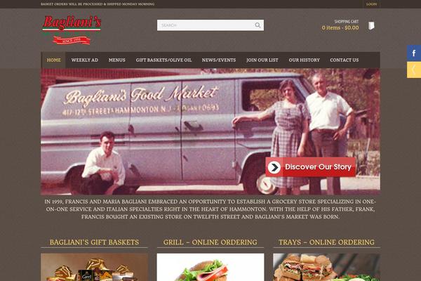 OXY theme site design template sample