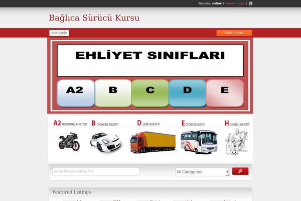 ClassiPress theme site design template sample