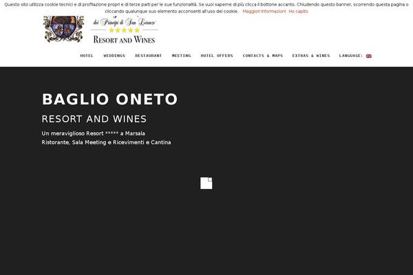OnePress theme site design template sample