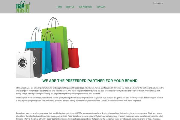 bagmaster.in site used Printcards