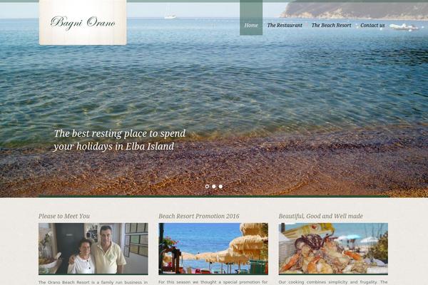 White Rock theme site design template sample