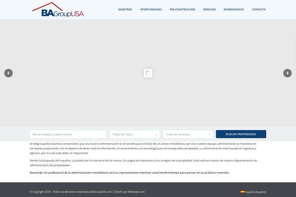 WP Residence theme site design template sample