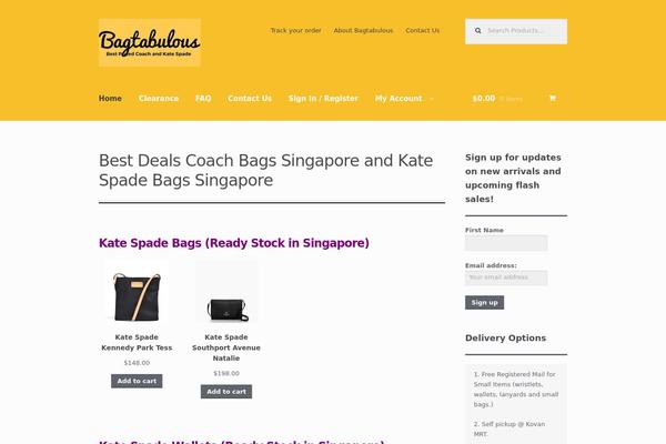 Shelflife theme site design template sample