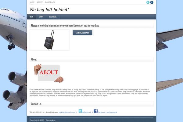 bagtrack.ca site used Exciter