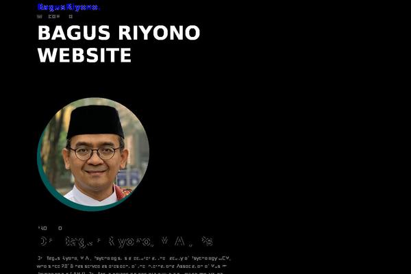 bagusriyono.com site used Bagusriyono-wp