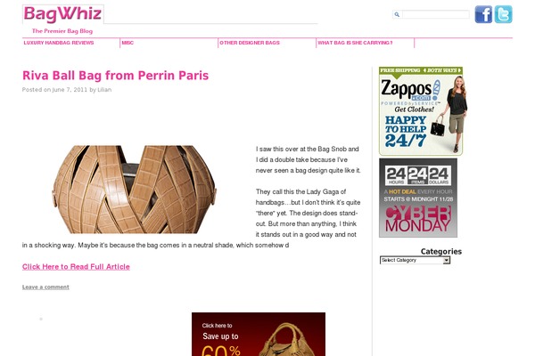 bagwhiz.com site used Bagnew