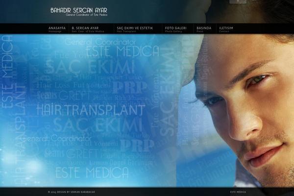 bahadirsercanayar.com site used Screen1.4