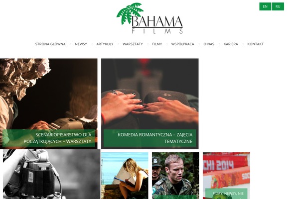 Bahama theme site design template sample