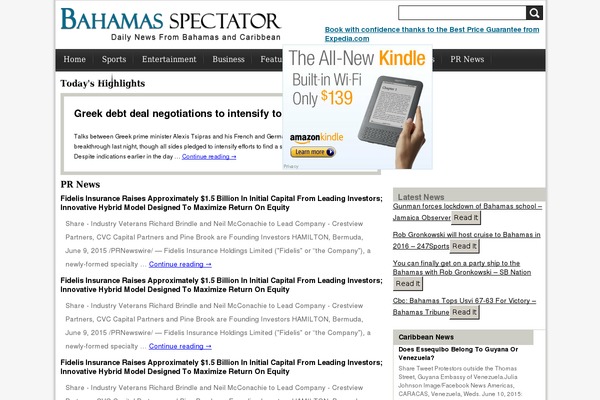 bahamasspectator.com site used Newsifybyrapidsols