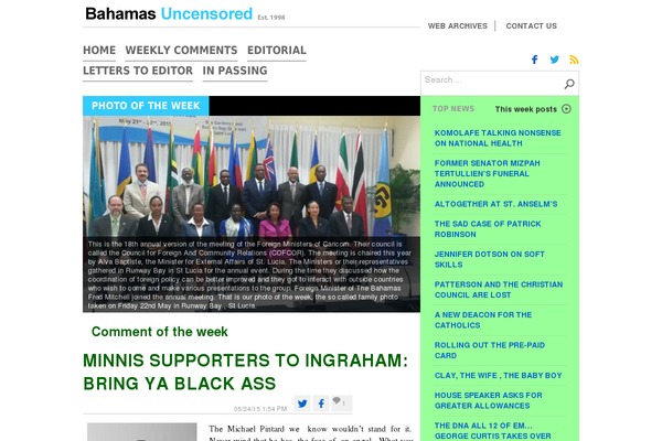 Site using Wp-social plugin
