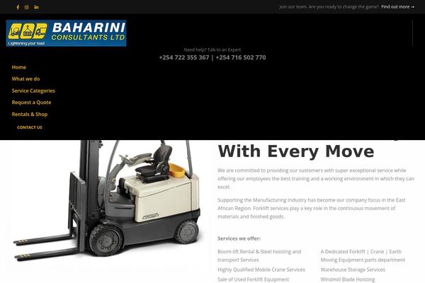 bahariniconsultants.com site used Backhoe