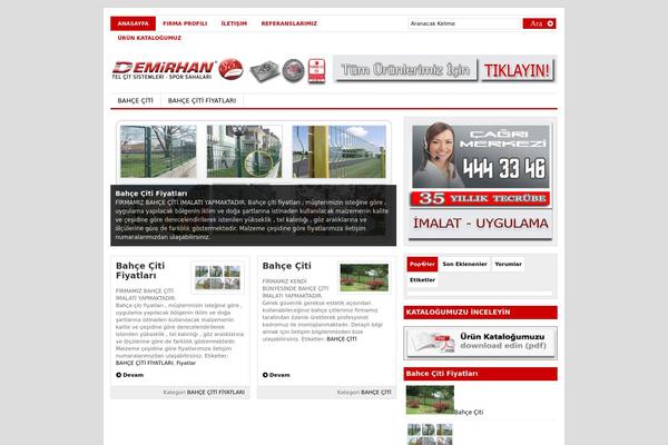Gazette theme site design template sample