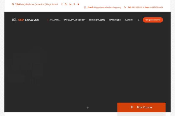 SEOCrawler theme site design template sample
