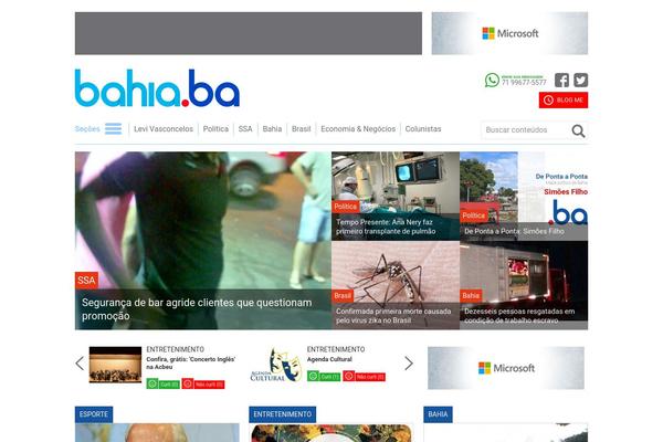 bahia theme websites examples