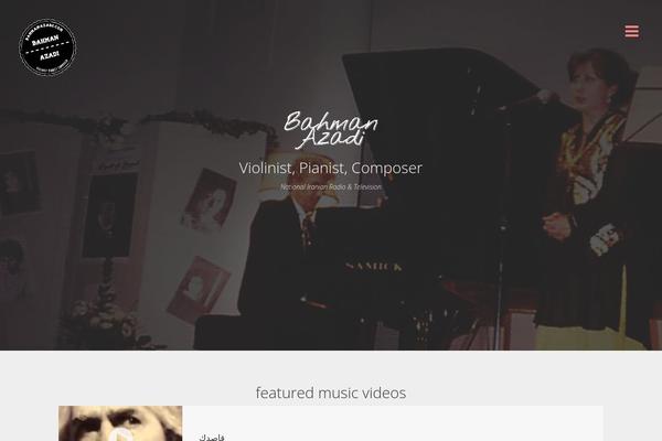 Lush theme site design template sample