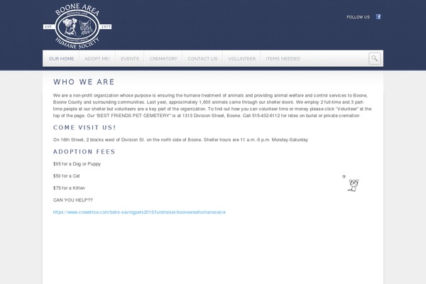 bahs.us site used Animal_care_theme