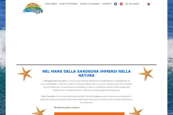 Megalith theme site design template sample