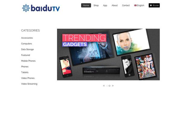 The Flat Shop theme site design template sample