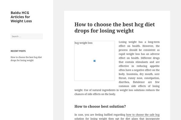 WordPress website example screenshot