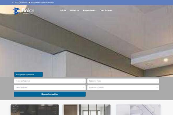 Residence Child theme site design template sample