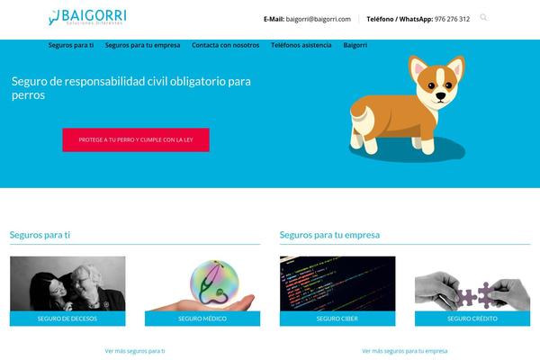 baigorri.com site used Artim-theme-child