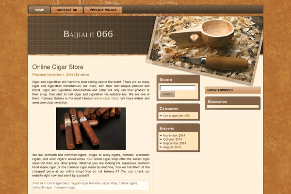 baijiale066.com site used Woodwork_wp