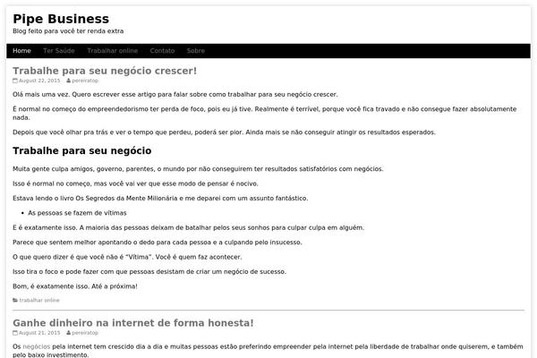 Inkblot theme site design template sample