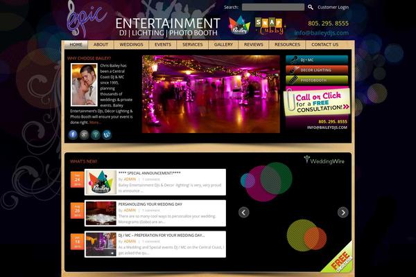 baileydjs.com site used Bailey