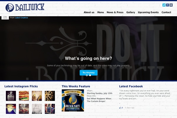 White Rock theme site design template sample