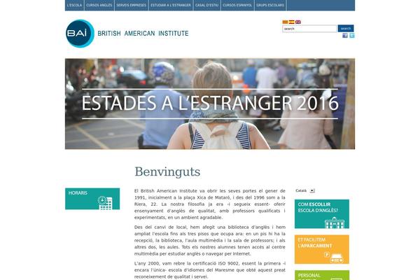 Academica theme site design template sample