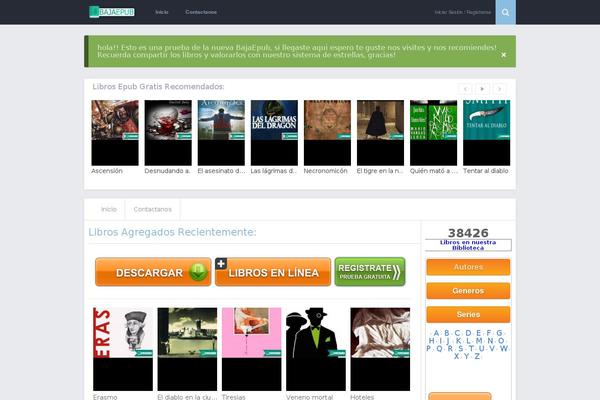 bajaepub.net site used Pdo-calibre
