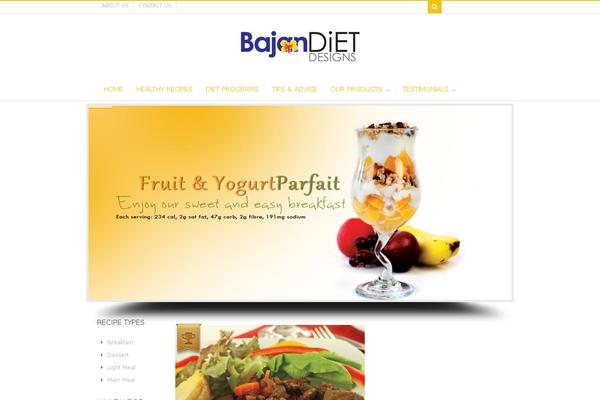 Food & Cook theme site design template sample
