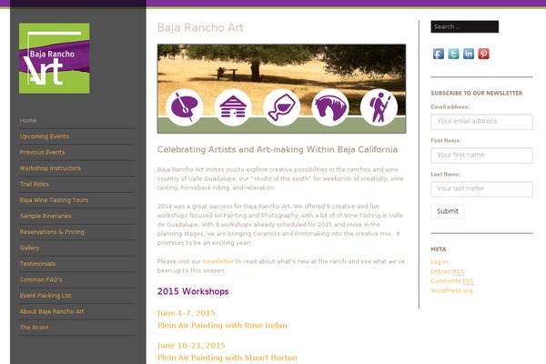 Sunspot theme site design template sample